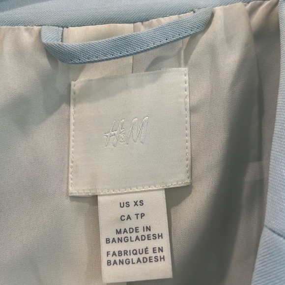 H&M Light Blue Blazer - Picture 3 of 4
